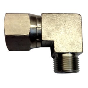Metal elbow pipe fitting connector