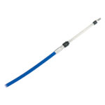 Blue marine control cable for boat engines
