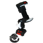 Adjustable camera mount with suction base