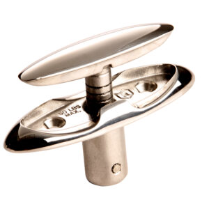 Stainless steel marine folding cleat