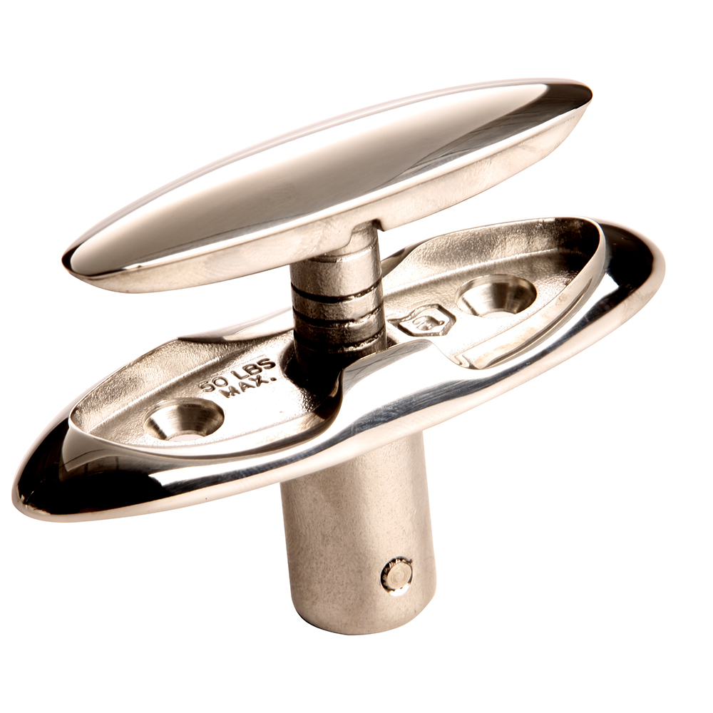Stainless steel marine folding cleat