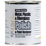 Metal plastic fiberglass polish paint restorer can