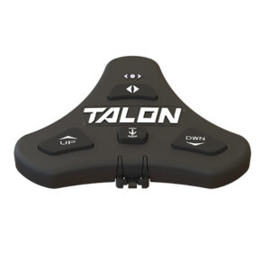 Talon remote control with directional buttons.