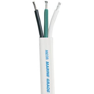 Marine-grade electrical cable with exposed wires