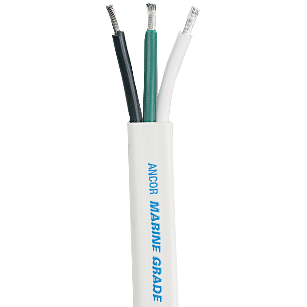 Marine-grade electrical cable with exposed wires