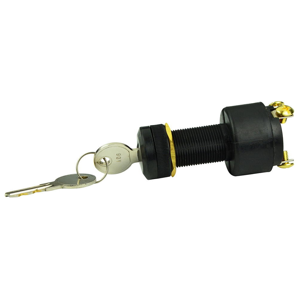 Rotary switch with keys and black housing