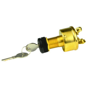 Gold ignition switch with two keys