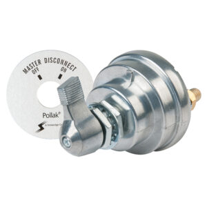 Pollak master disconnect switch, metal construction
