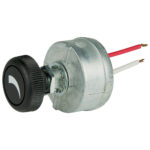 Rotary switch with wires for electrical control