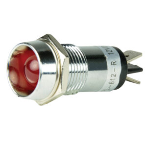 Red LED indicator light, electrical component