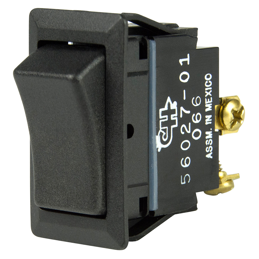 Black toggle switch, electrical component.