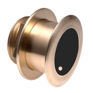 Brass marine transducer sensor with plug