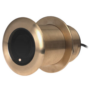 Bronze underwater transducer with cable