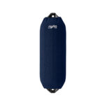 Navy blue boat fender with cover