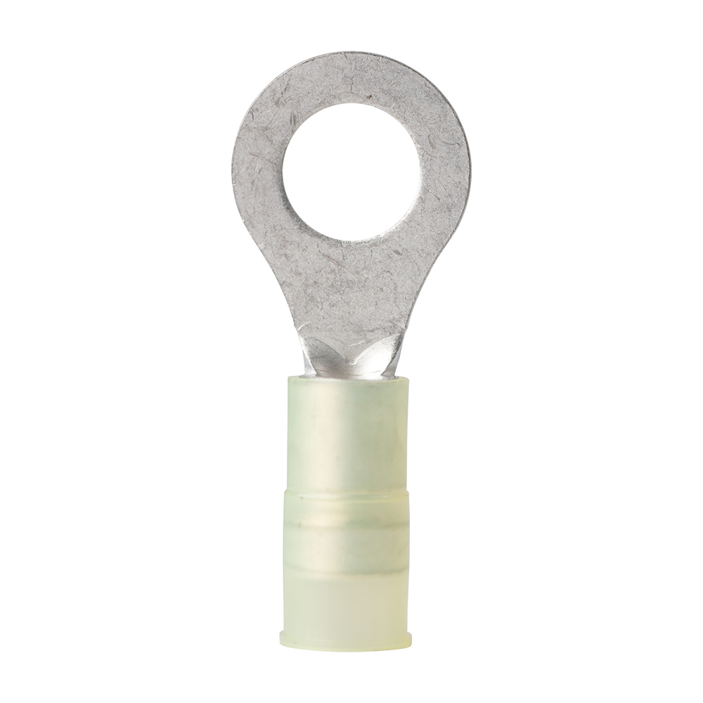 Metal ring terminal connector for electrical wiring