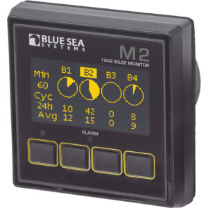 Blue Sea Systems M2 1842 bilge monitor display.