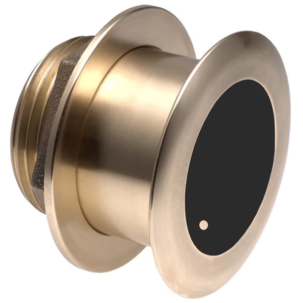 Brass ultrasonic sensor transducer for underwater applications.