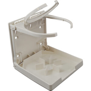 Wall-mounted foldable chair bracket, white plastic