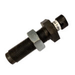 Industrial bolt with hex nut and threads