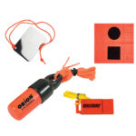 Orion emergency signal kit with whistle and mirror.