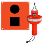 Emergency SOS beacon and signal flag