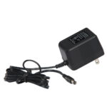 Black AC power adapter with attached cable
