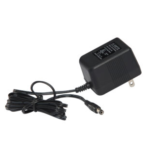 Black AC power adapter with attached cable