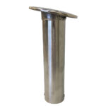 Stainless steel rod holder for boats