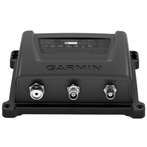 Garmin AIS 800 black marine transponder front view