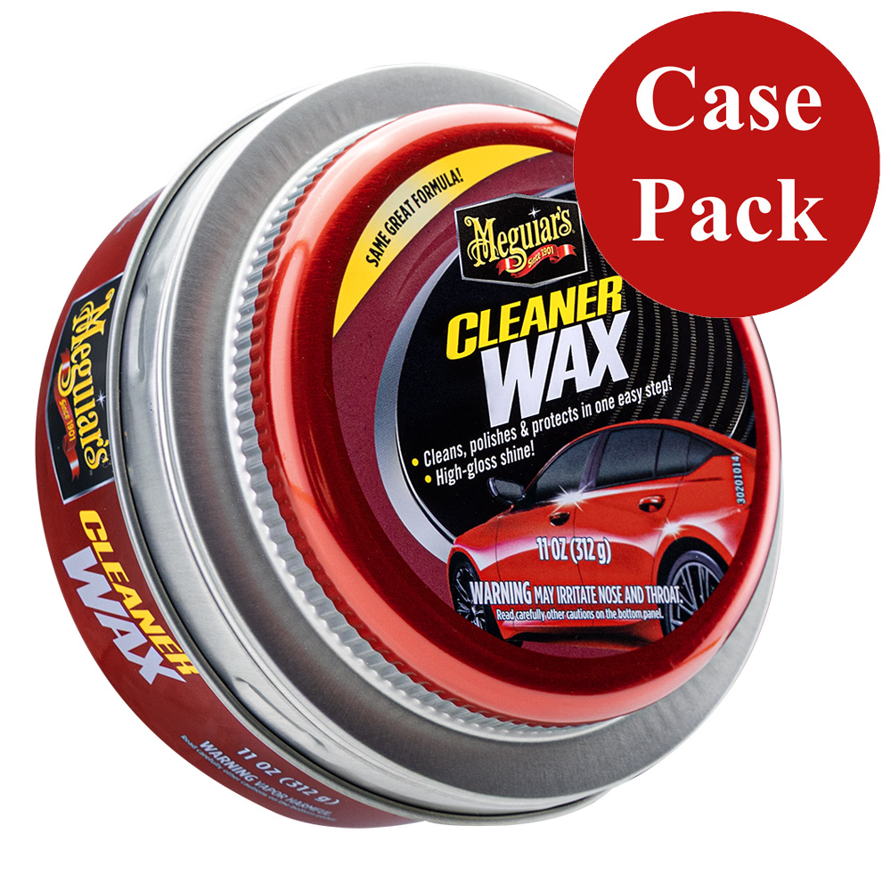 Car cleaner wax packaging with car illustration.