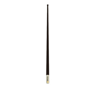 Black tactical baton, extended view.