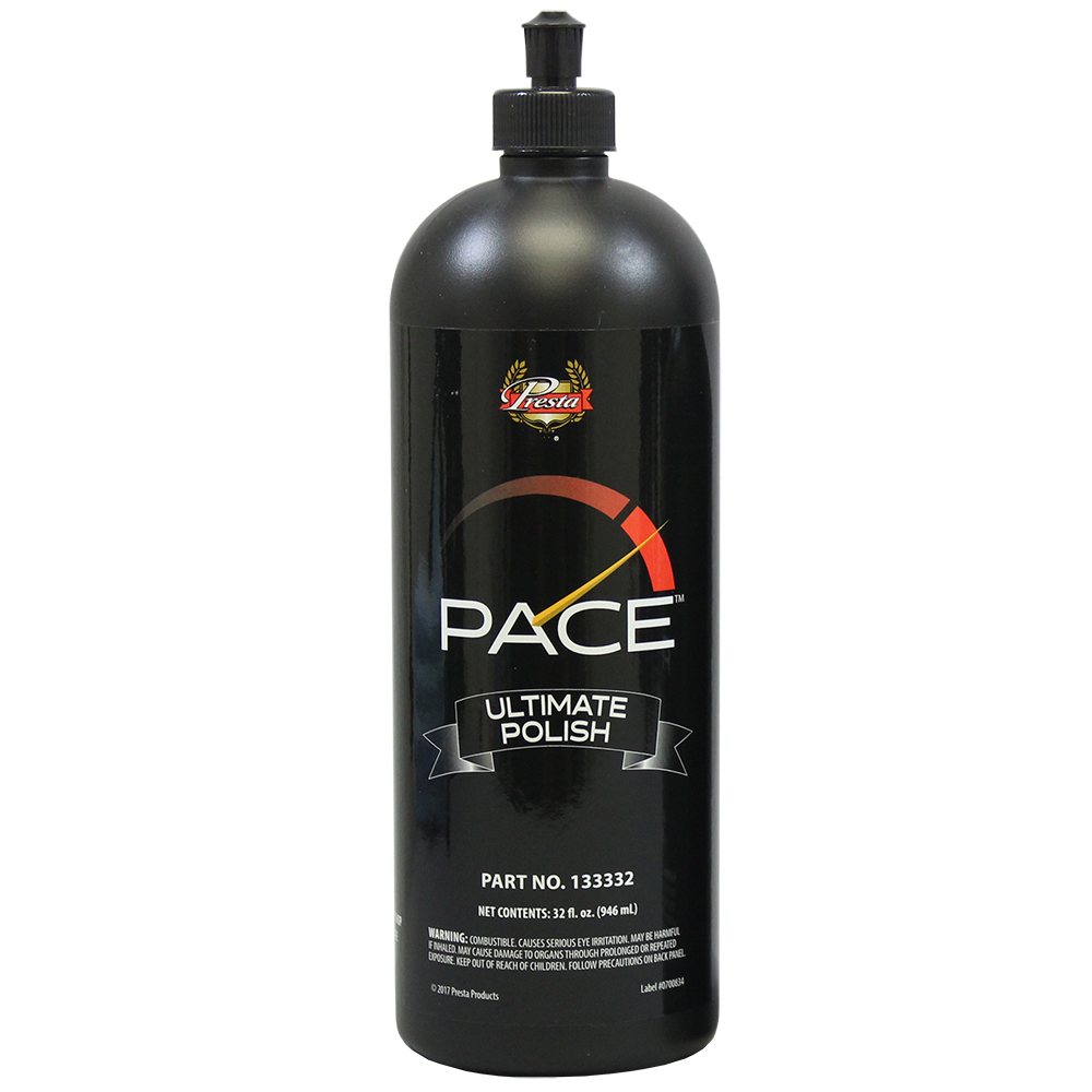 PACE Ultimate Polish bottle, black packaging, 32 oz