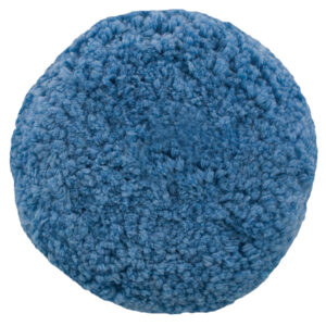 Blue fluffy microfiber cleaning pad
