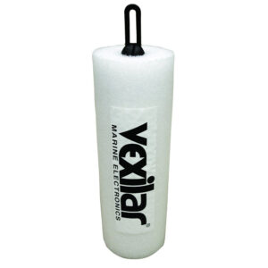 Vexilar marine electronics floating buoy.