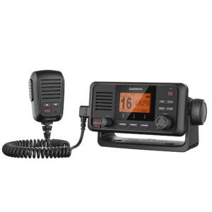 Marine radio with handheld microphone