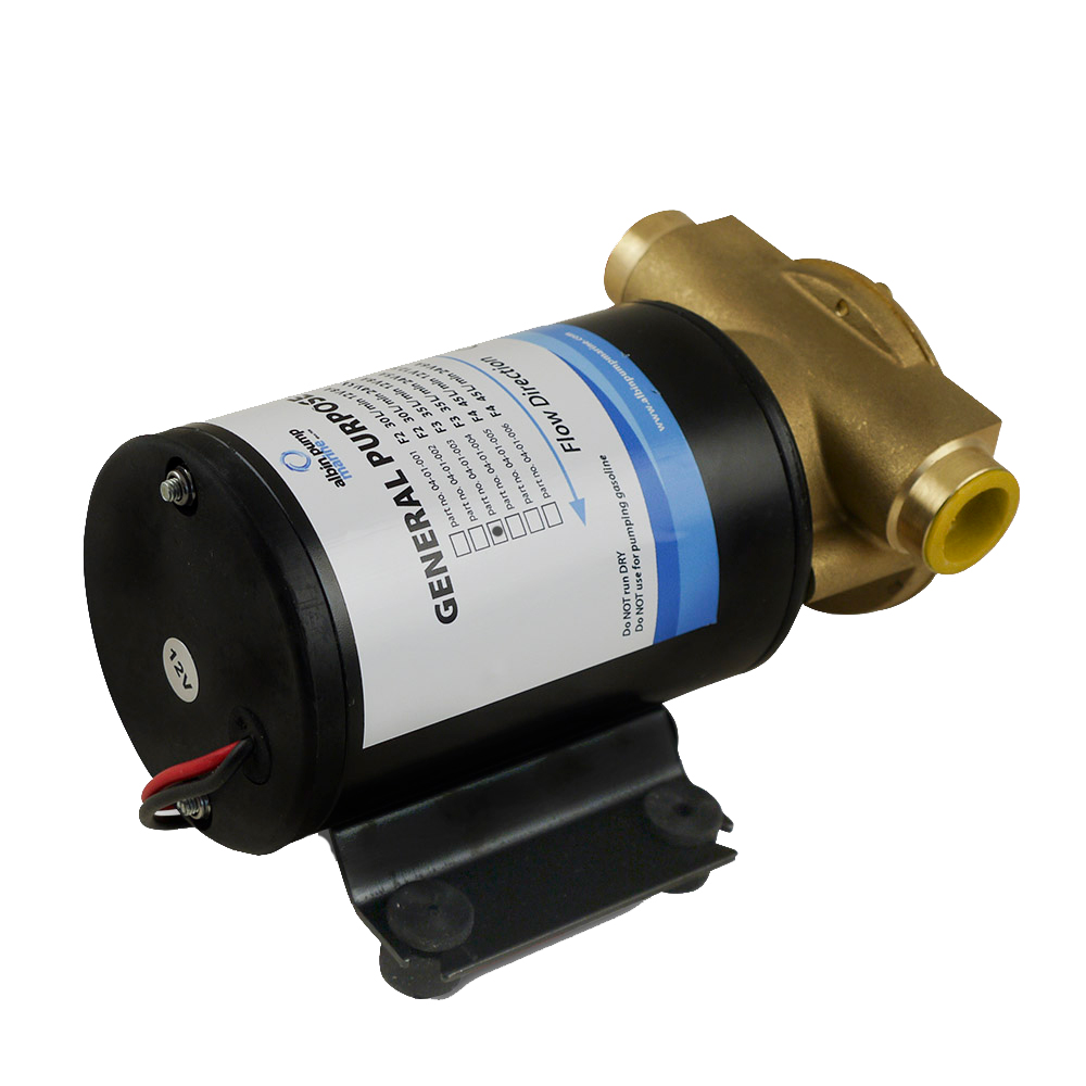 General purpose industrial pump with metal housing.