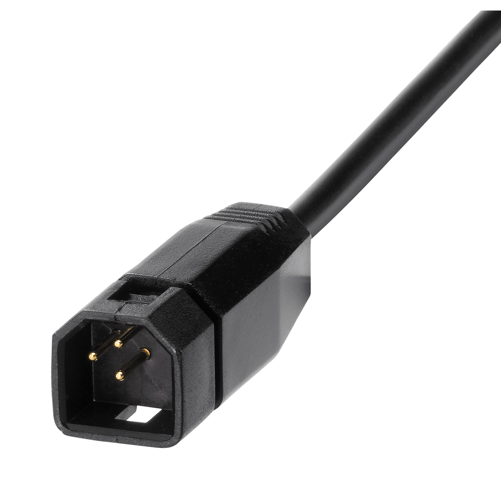 IEC C19 power connector, close-up view