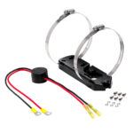 Battery mounting kit with cables and rings