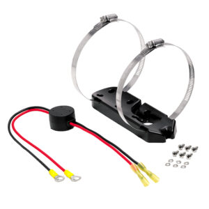 Battery mounting kit with cables and rings
