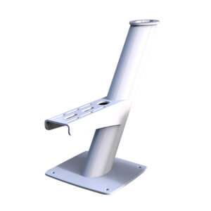 Marine outboard engine mounting bracket
