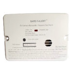 RV carbon monoxide propane gas alarm device faceplate.