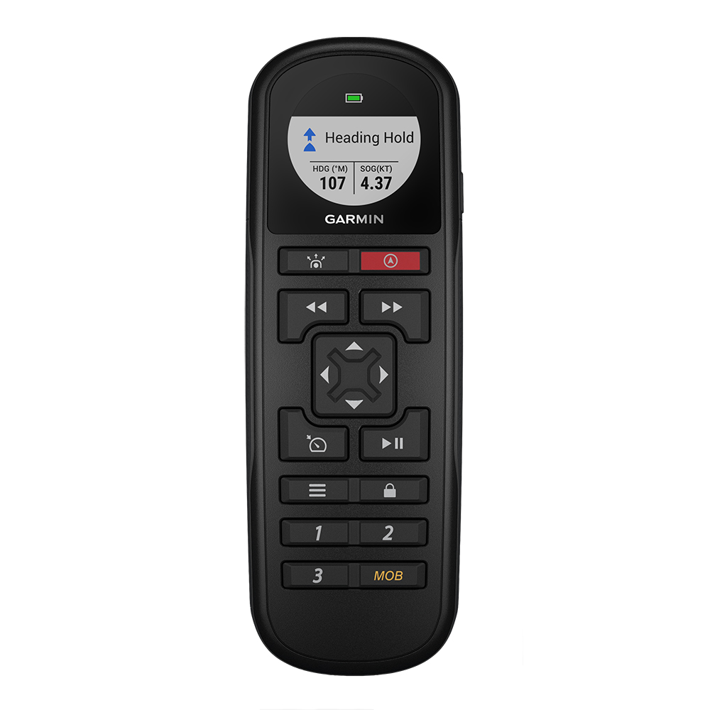 Garmin marine remote control with screen display