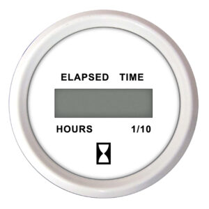 Elapsed time hour meter display.