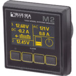 Blue Sea Systems vessel monitor with digital display.