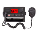 Raymarine marine radio with handheld microphone