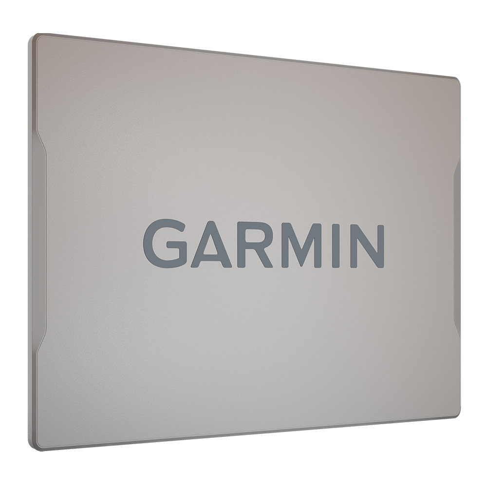 Garmin device closed, gray exterior.