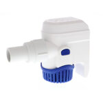 Marine bilge pump with hose attachment