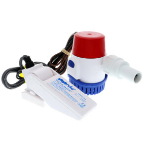 Marine pump with automatic float switch.