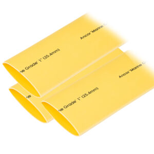 Yellow heat shrink tubing for cables