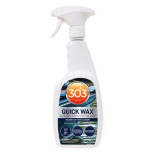 303 Quick Wax spray bottle for car protection.